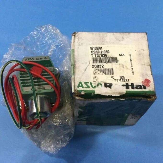 Электромагнитный клапан нормально закрытый общего назначения Asco ASCO-8210G001-SOLENOID-VALVE,-NORMALLY-CLOSED,-GENERAL-SERVICE