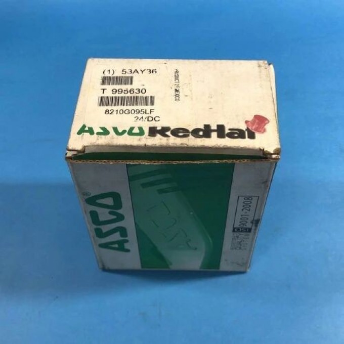 Электромагнитный клапан ASCO 3/4 дюйма 24В DC C ASCO-8210G095LF-SOLENOID-VALVE:-3/4-IN-PIPE-SIZE---VALVES,-24V-D