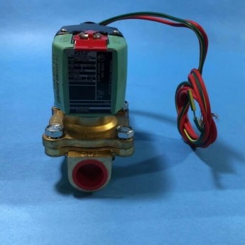 Электромагнитный клапан ASCO 2-ходовой латунный 1/2'' AC/DC ASCO-8210P094-100-240-AC/DC-2-WAY-BRASS-1/2''-SOLENOID-VALVE