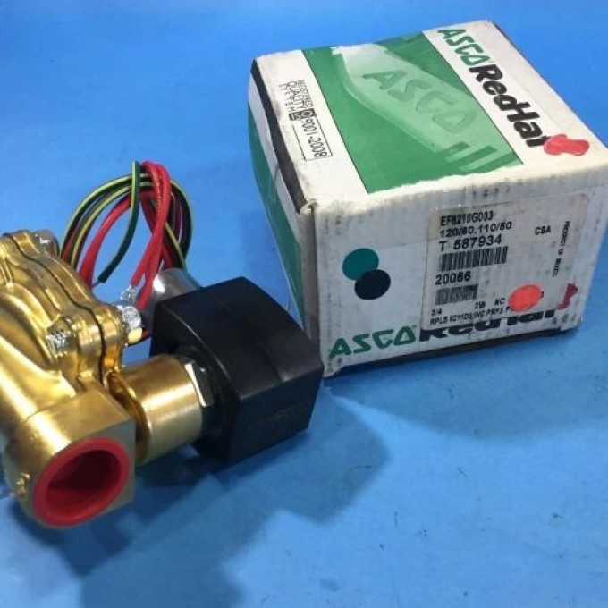 Электромагнитный клапан ASCO 2-ходовой 3/4" NPT ASCO-EF8210G003-3/4"-NPT-2-WAY-SOLENOID-VALVE ASCO-EF8210G003-3/4