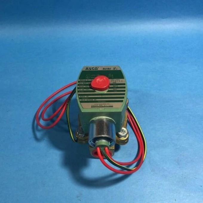 Электромагнитный клапан 2-ходовой ASCO Red Hat латунный ASCO-RED-HAT-8210G002-2-WAY-BRASS-SOLENOID-VALVE